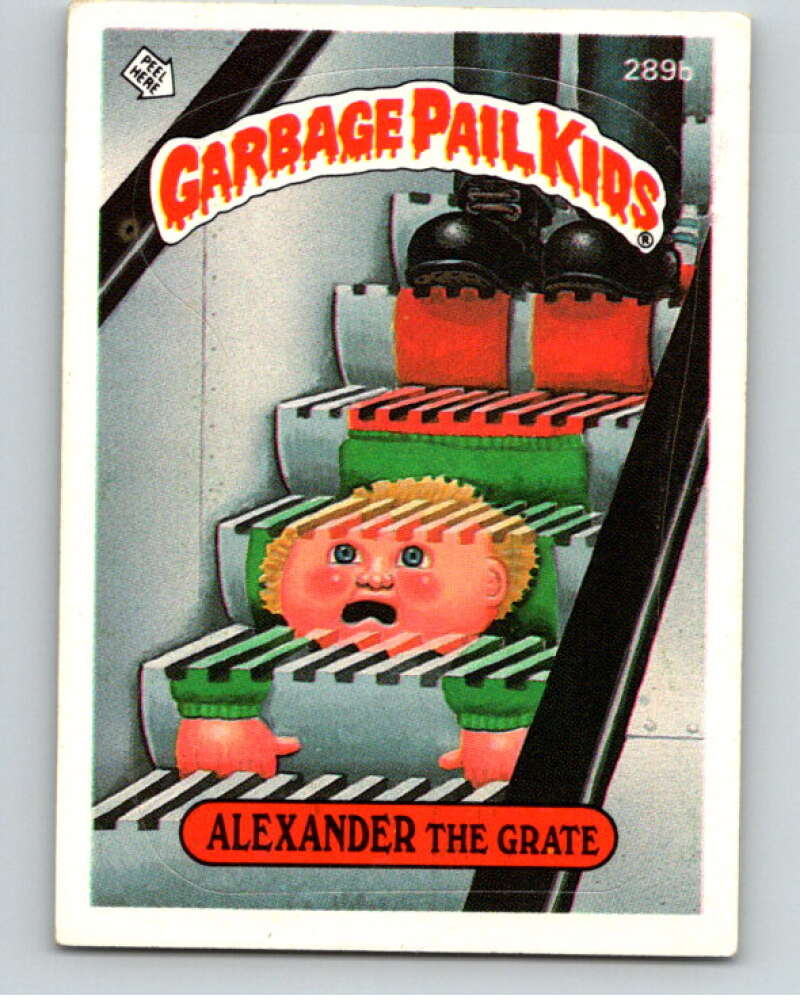 1987 Topps Garbage Pail Kids Series 7 #289B Alexander the Grate   V73463 Image 1