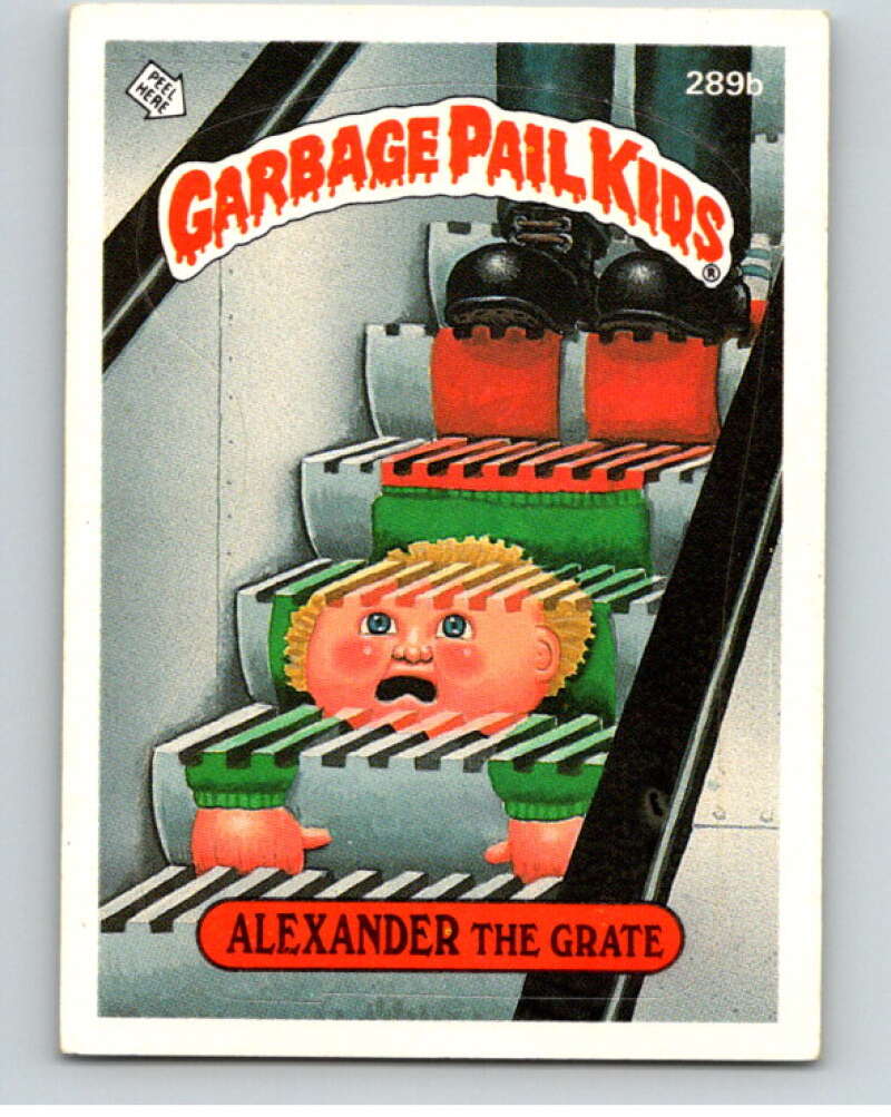 1987 Topps Garbage Pail Kids Series 7 #289B Alexander the Grate   V73465 Image 1