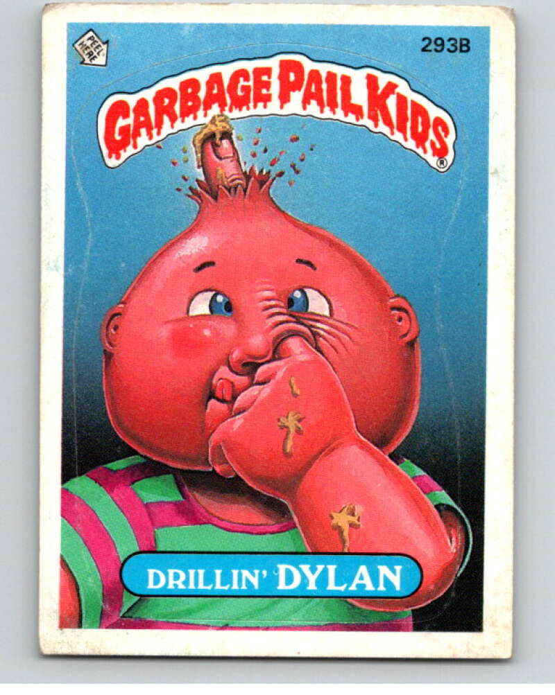 1987 Topps Garbage Pail Kids Series 8 #293B Drillin' Dylan   V73476 Image 1