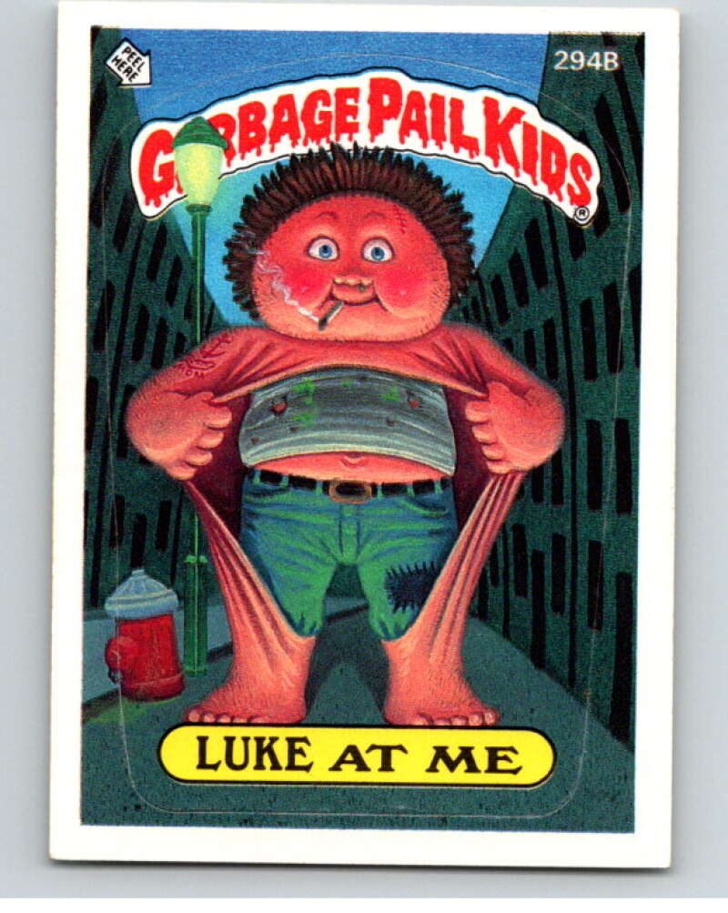 1987 Topps Garbage Pail Kids Series 8 #294B Luke at Me   V73478 Image 1