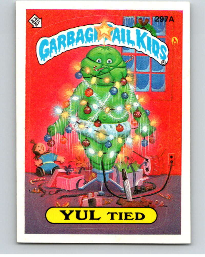 1987 Topps Garbage Pail Kids Series 8 #297A Yul Tied   V73485 Image 1