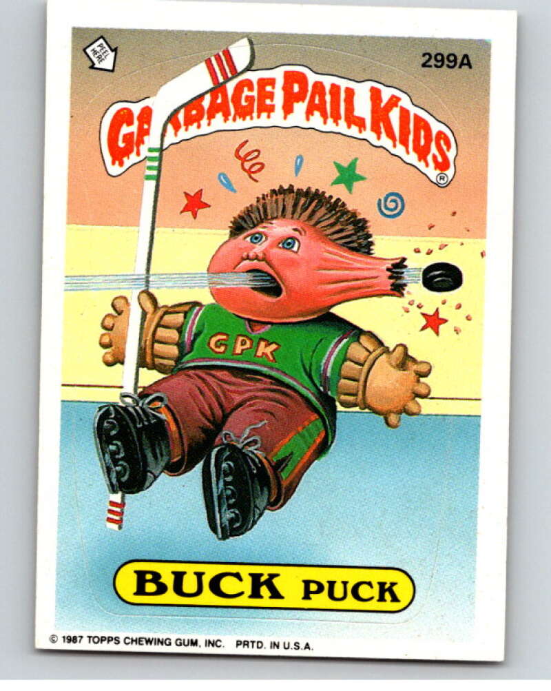 1987 Topps Garbage Pail Kids Series 8 #299A Buck Puck   V73490 Image 1