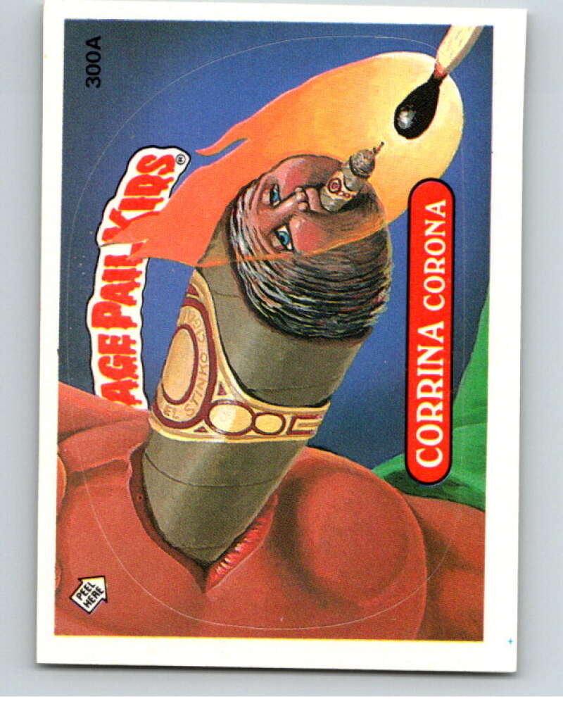 1987 Topps Garbage Pail Kids Series 8 #300A Corrina Corona   V73492 Image 1