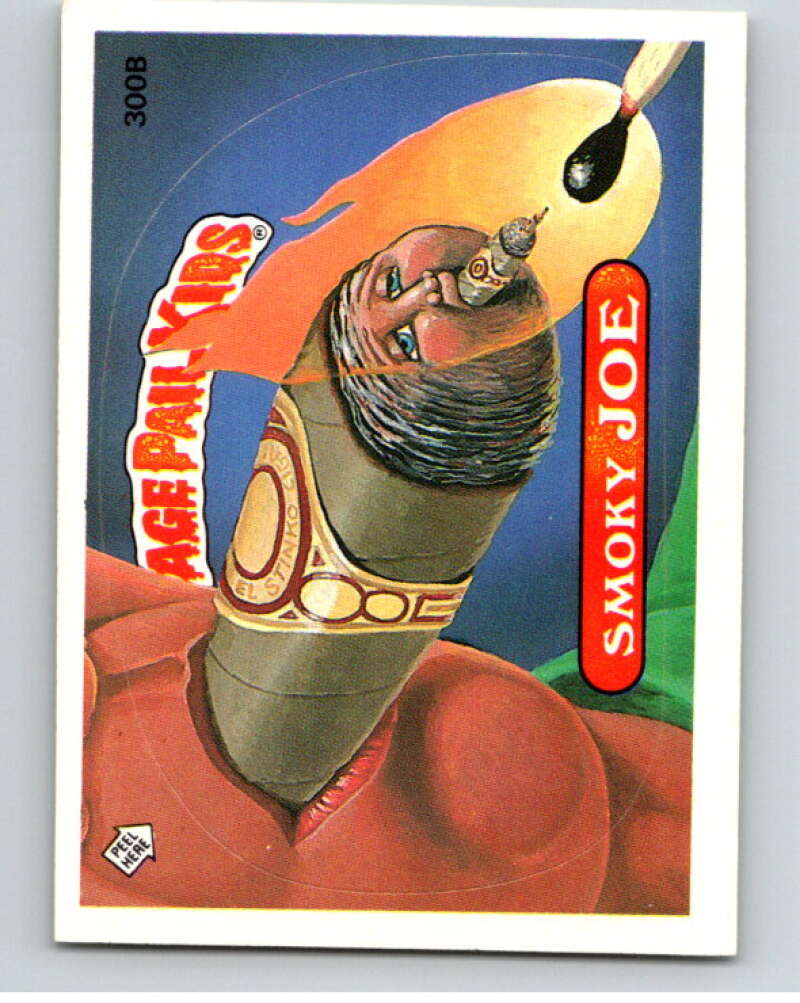 1987 Topps Garbage Pail Kids Series 8 #300B Smoky Joe   V73493 Image 1