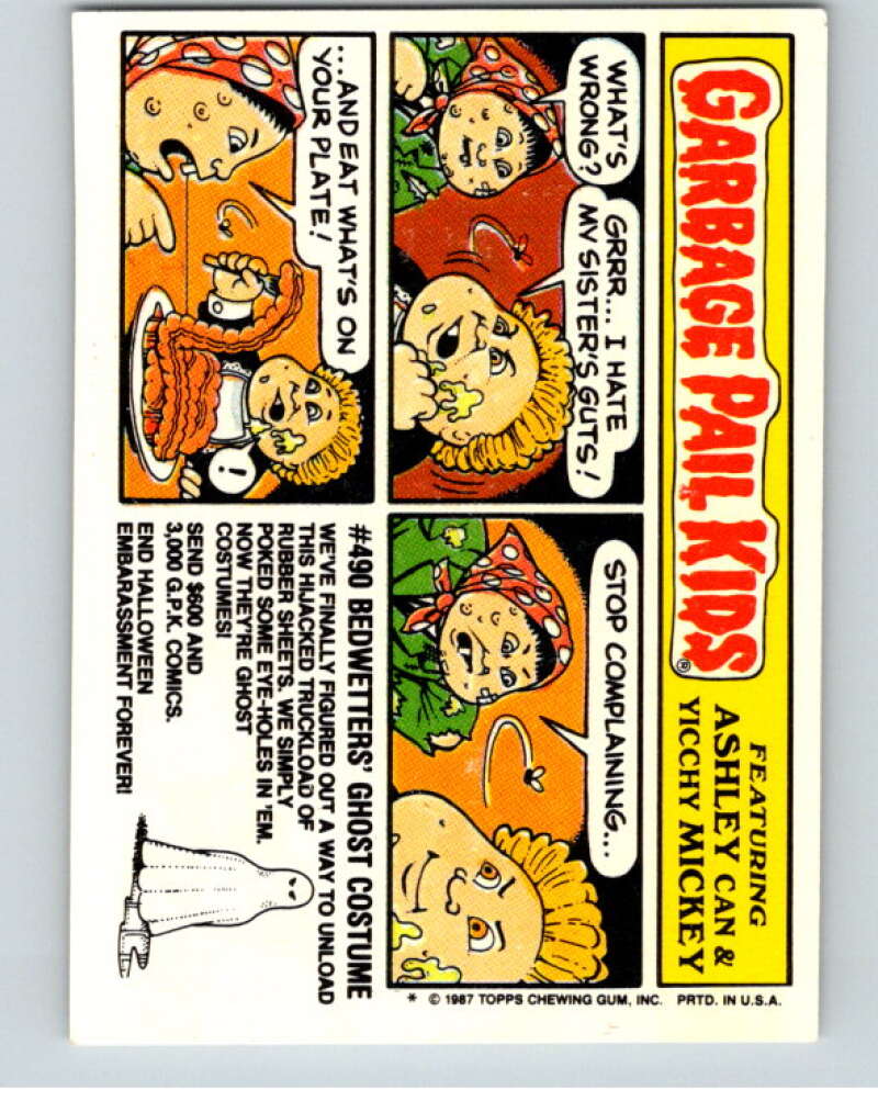 1987 Topps Garbage Pail Kids Series 8 #301A Bowling Elaine   V73496 Image 2