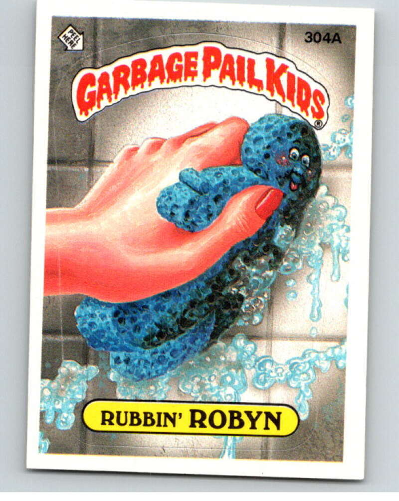 1987 Topps Garbage Pail Kids Series 8 #304A Rubbin' Robyn   V73502 Image 1