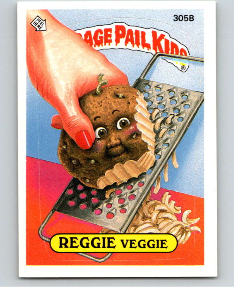 1987 Topps Garbage Pail Kids Series 8 #305B Reggie Veggie   V73506 Image 1