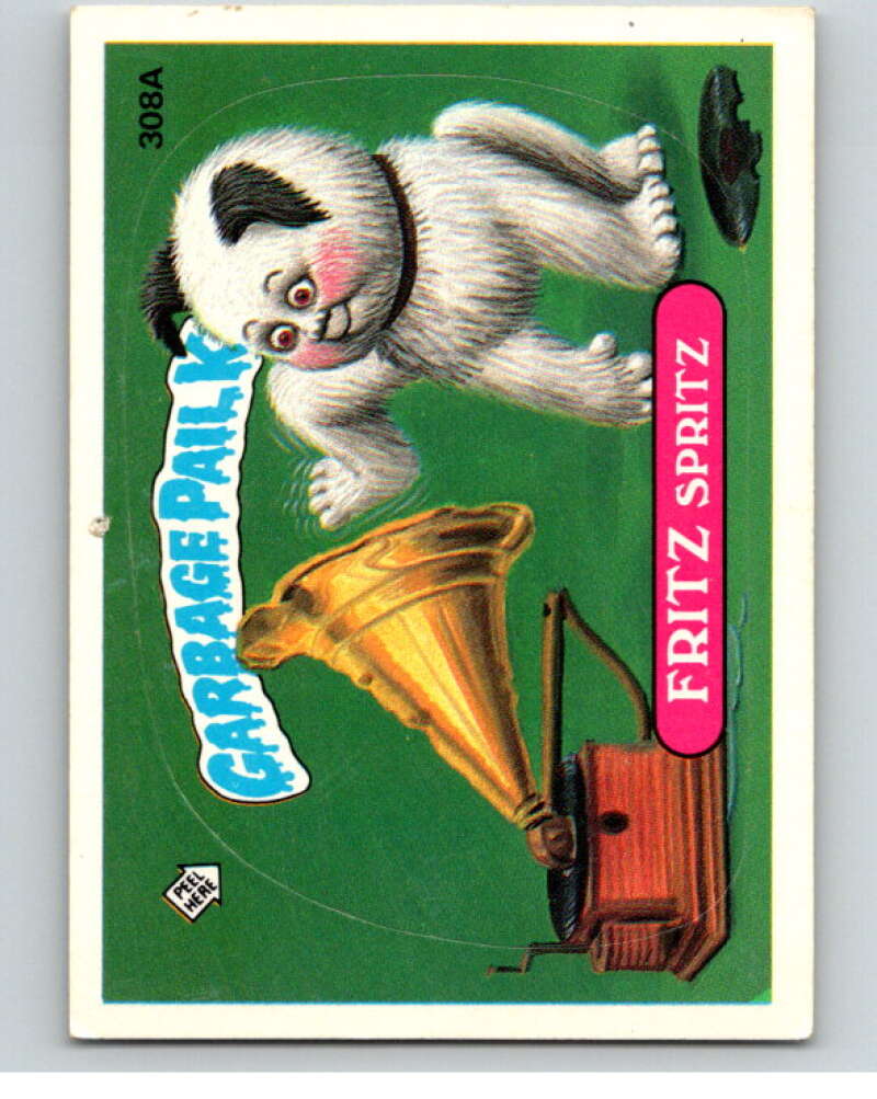 1987 Topps Garbage Pail Kids Series 8 #308A Fritz Spritz   V73513 Image 1