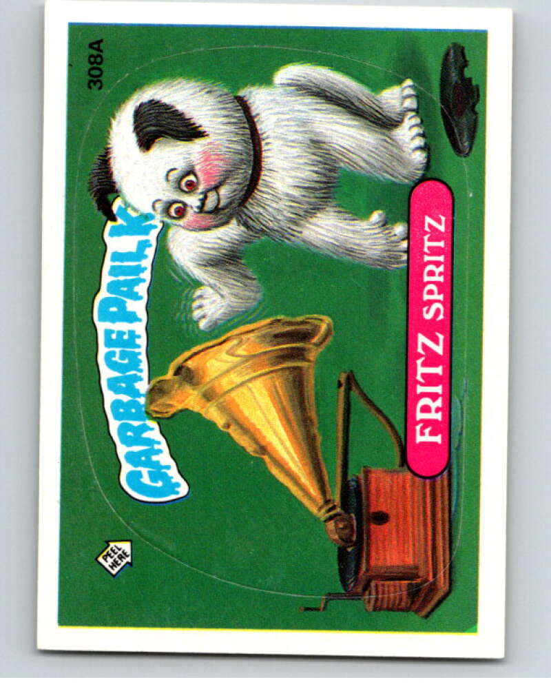 1987 Topps Garbage Pail Kids Series 8 #308A Fritz Spritz   V73514 Image 1