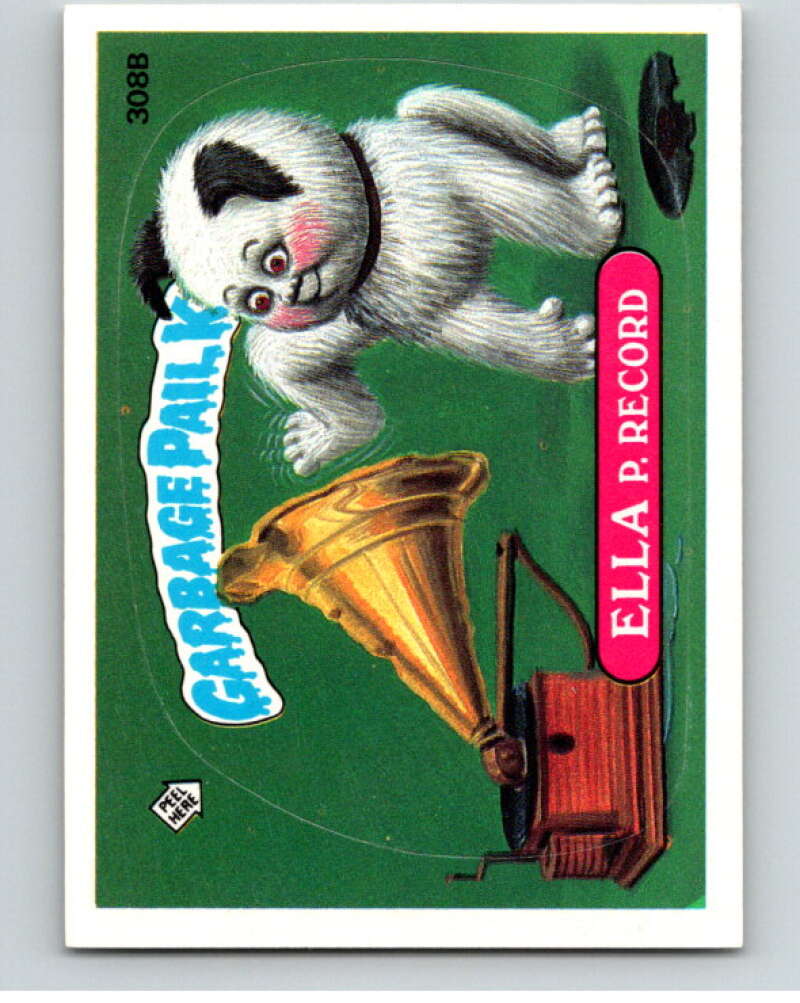 1987 Topps Garbage Pail Kids Series 8 #308B Ella P. Record   V73515 Image 1