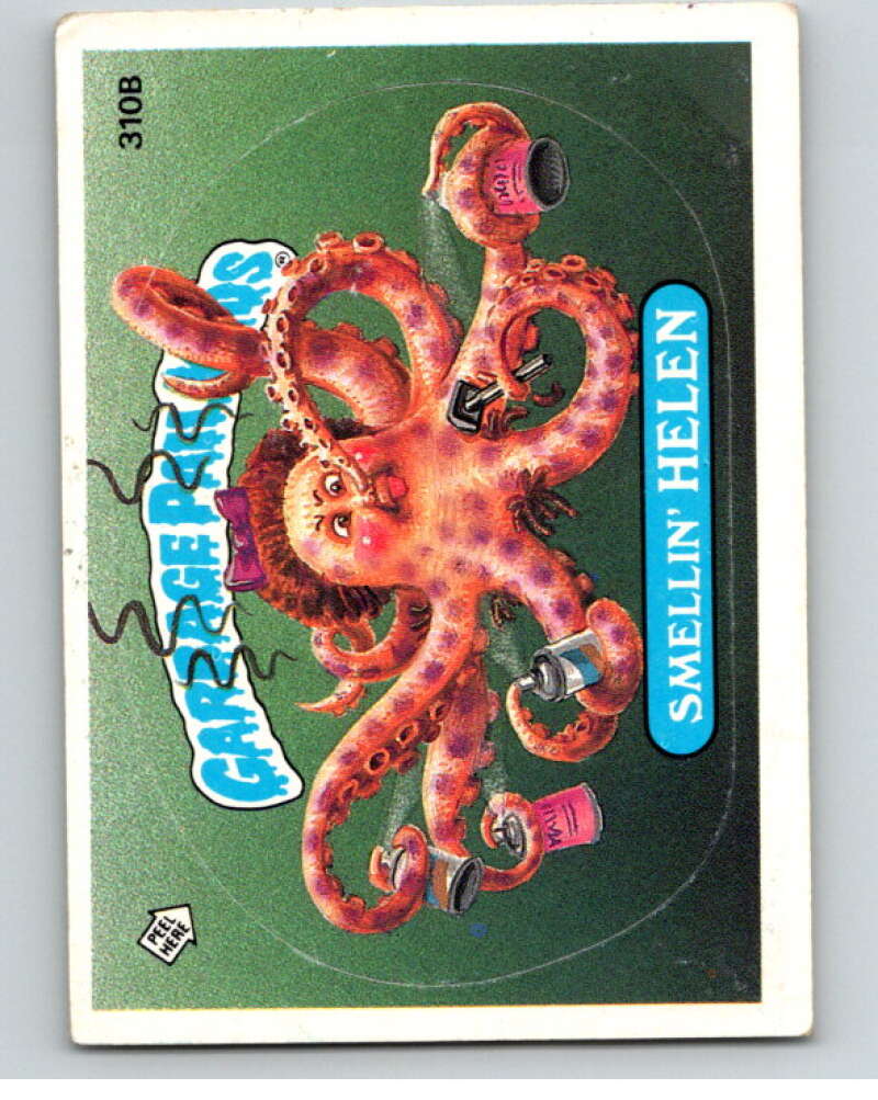 1987 Topps Garbage Pail Kids Series 8 #310B Smellin' Helen   V73522 Image 1