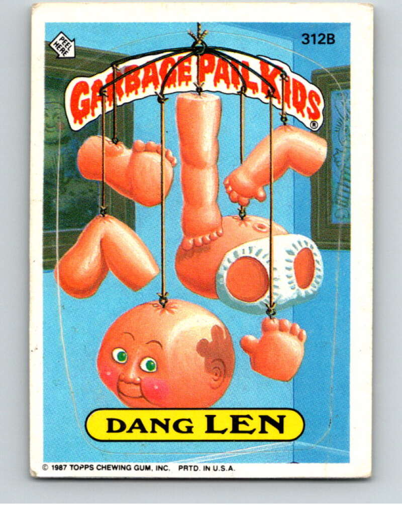 1987 Topps Garbage Pail Kids Series 8 #312B Dang Len   V73528 Image 1