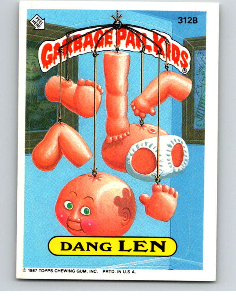 1987 Topps Garbage Pail Kids Series 8 #312B Dang Len   V73529 Image 1