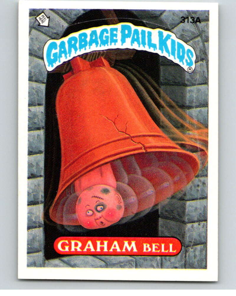1987 Topps Garbage Pail Kids Series 8 #313A Graham Bell   V73530 Image 1