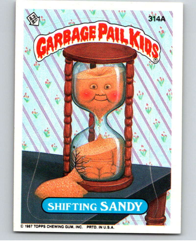 1987 Topps Garbage Pail Kids Series 8 #314A Shifting Sandy   V73532 Image 1
