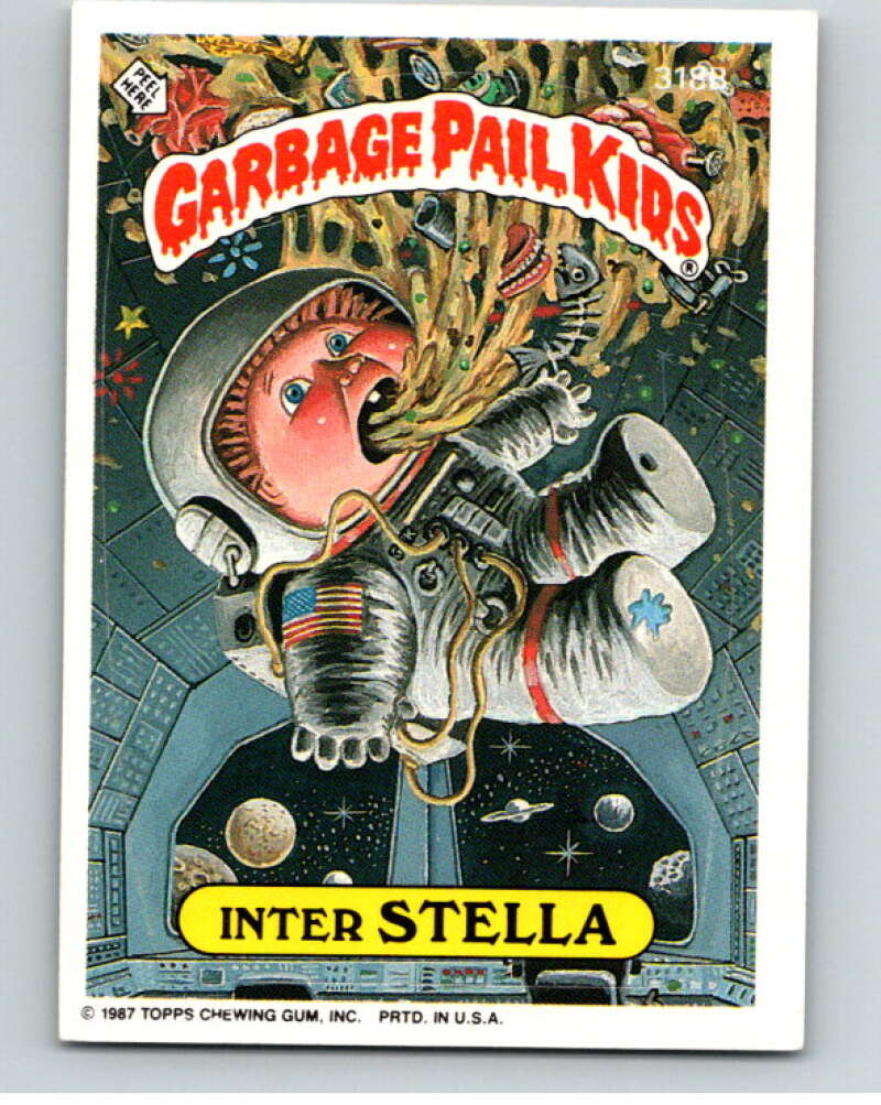 1987 Topps Garbage Pail Kids Series 8 #318B Inter Stella   V73544 Image 1