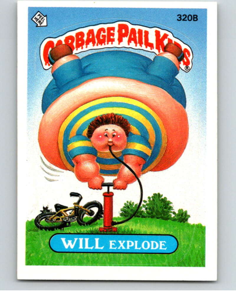 1987 Topps Garbage Pail Kids Series 8 #320B Will Explode   V73548 Image 1