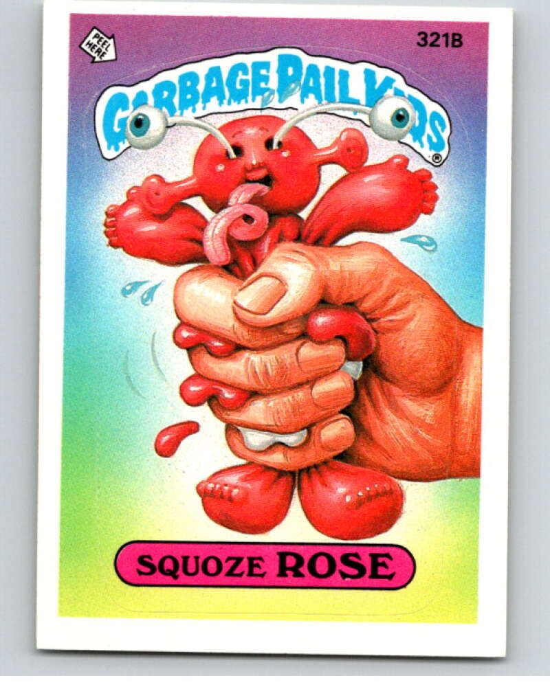 1987 Topps Garbage Pail Kids Series 8 #321B Squoze Rose   V73550 Image 1