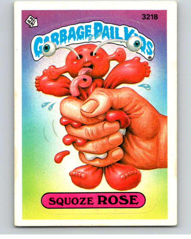 1987 Topps Garbage Pail Kids Series 8 #321B Squoze Rose   V73551 Image 1