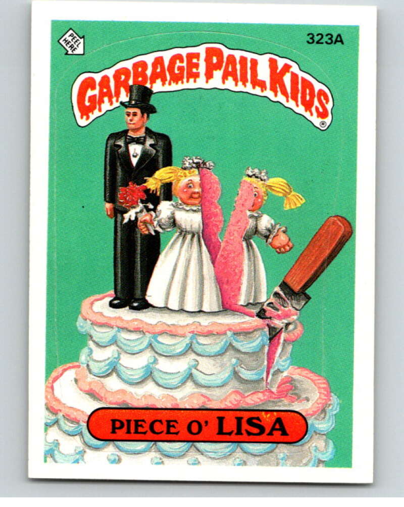 1987 Topps Garbage Pail Kids Series 8 #323A Piece O'Lisa   V73555 Image 1