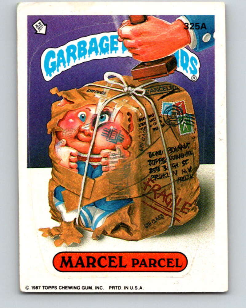 1987 Topps Garbage Pail Kids Series 8 #325A Marcel Parcel   V73560 Image 1