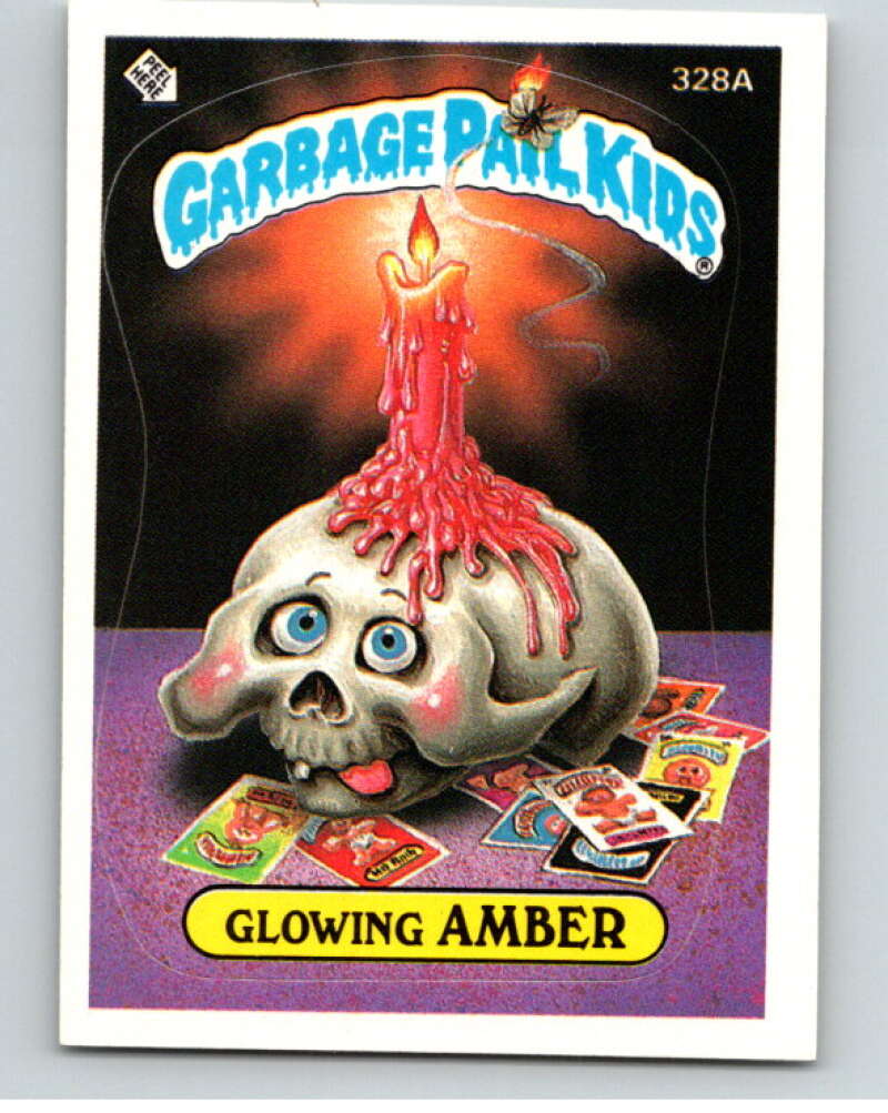 1987 Topps Garbage Pail Kids Series 8 #328A Glowing Amber   V73567 Image 1