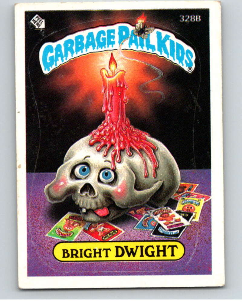 1987 Topps Garbage Pail Kids Series 8 #328B Bright Dwight   V73569 Image 1