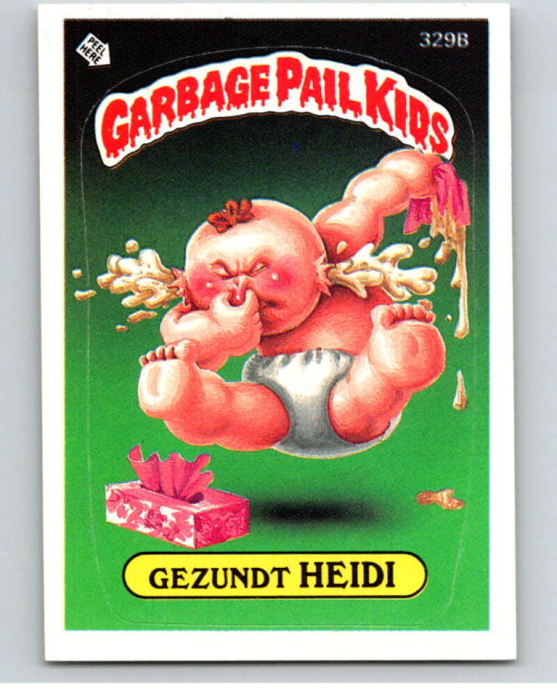 1987 Topps Garbage Pail Kids Series 8 #329B Gezundt Heidi   V73572 Image 1