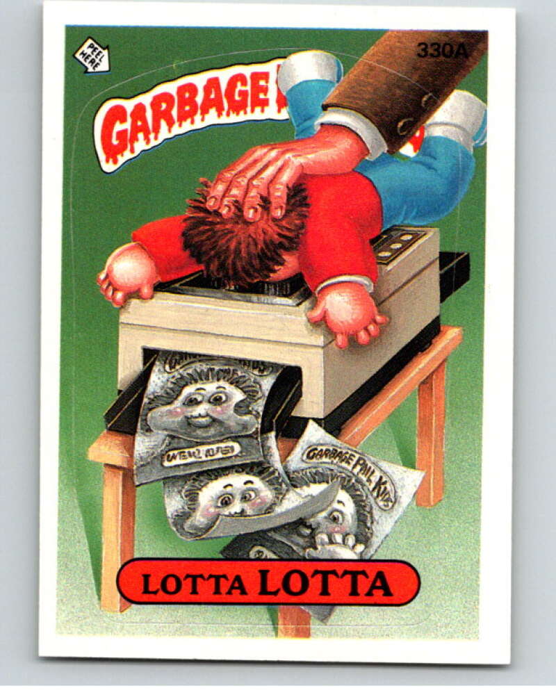 1987 Topps Garbage Pail Kids Series 8 #330A Lotta Lotta   V73573 Image 1