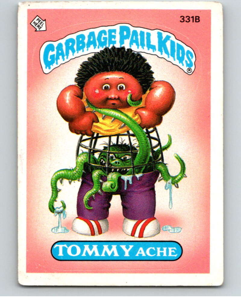 1987 Topps Garbage Pail Kids Series 8 #331B Tommy Ache   V73578 Image 1