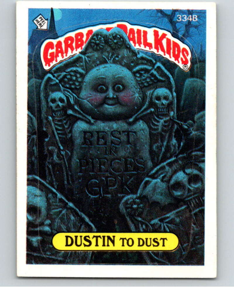 1987 Topps Garbage Pail Kids Series 8 #334B Dustin to Dust   V73585 Image 1