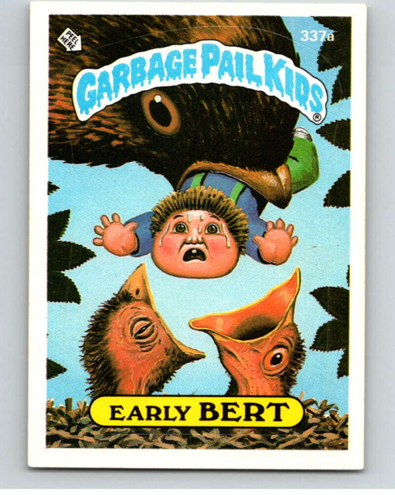 1987 Topps Garbage Pail Kids Series 9 #337A Early Bert   V73590 Image 1