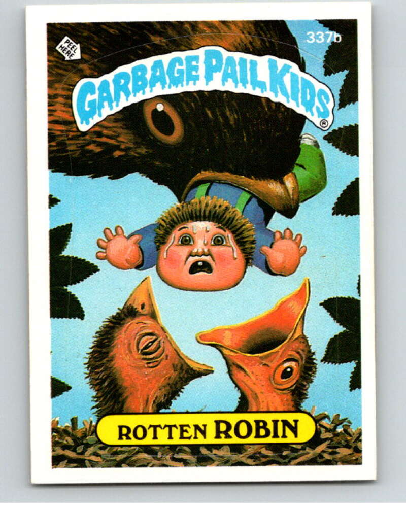 1987 Topps Garbage Pail Kids Series 9 #337B Rotten Robin   V73593 Image 1
