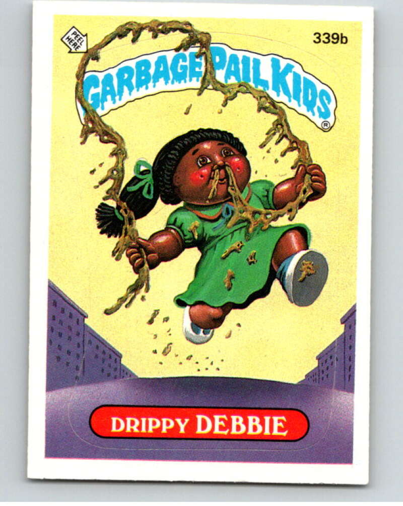 1987 Topps Garbage Pail Kids Series 9 #339B Drippy Debbie   V73598 Image 1