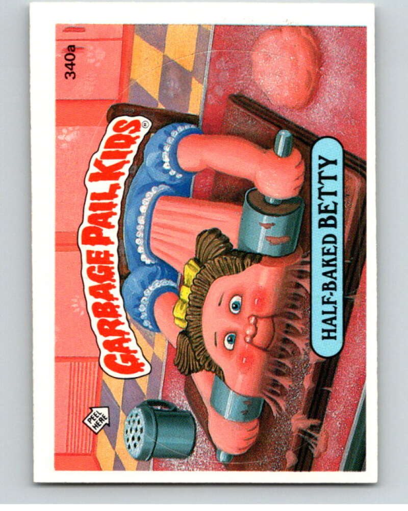 1987 Topps Garbage Pail Kids Series 9 #340A Half-Baked Betty   V73599 Image 1