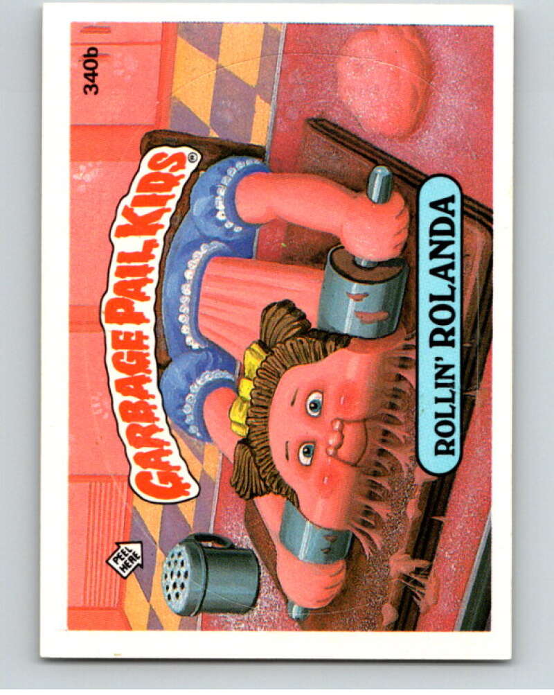 1987 Topps Garbage Pail Kids Series 9 #340B Rollin' Rolanda   V73600 Image 1