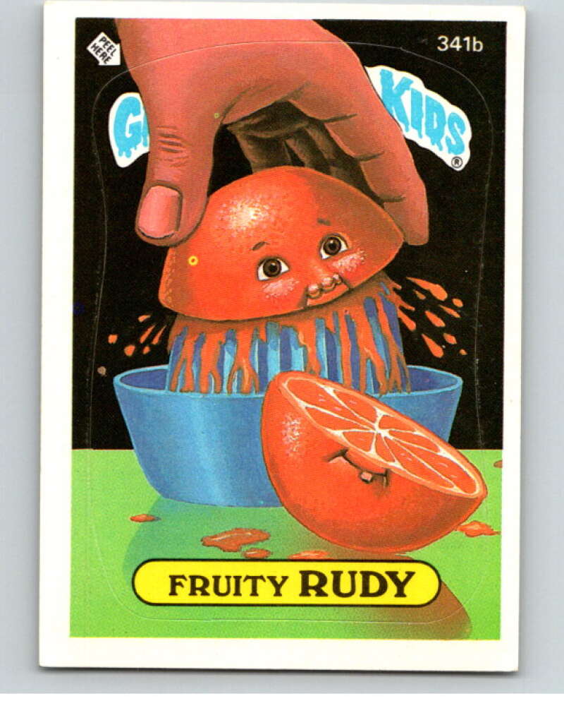 1987 Topps Garbage Pail Kids Series 9 #341B Fruity Rudy   V73603 Image 1