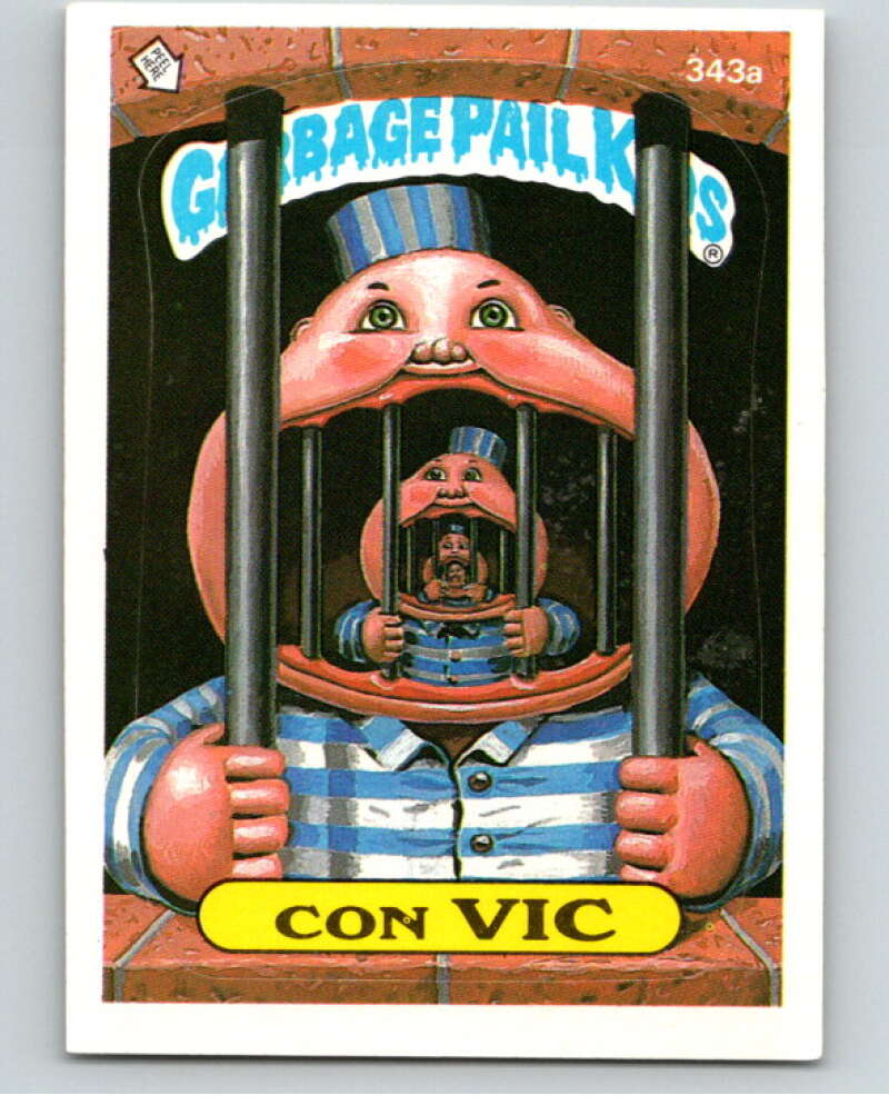 1987 Topps Garbage Pail Kids Series 9 #343A Con Vic   V73608 Image 1
