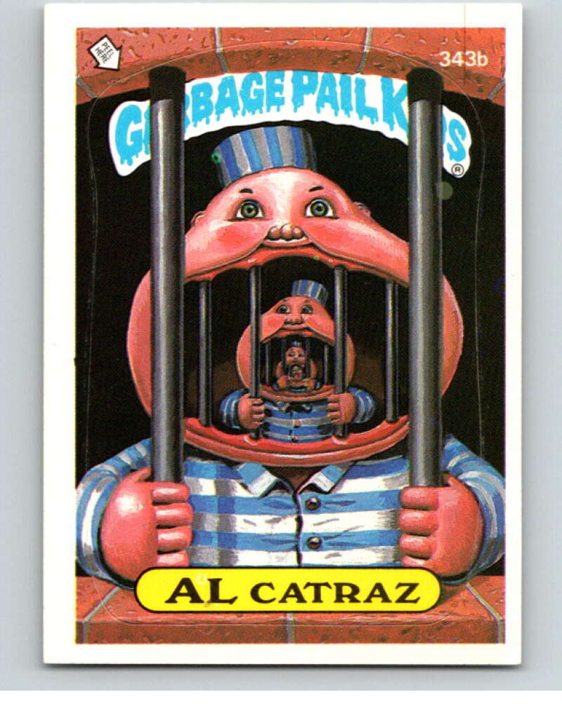 1987 Topps Garbage Pail Kids Series 9 #343B Al Catraz   V73609 Image 1