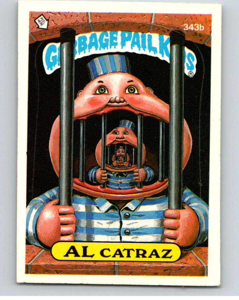 1987 Topps Garbage Pail Kids Series 9 #343B Al Catraz   V73610 Image 1