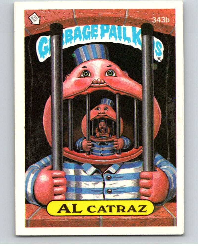 1987 Topps Garbage Pail Kids Series 9 #343B Al Catraz   V73611 Image 1