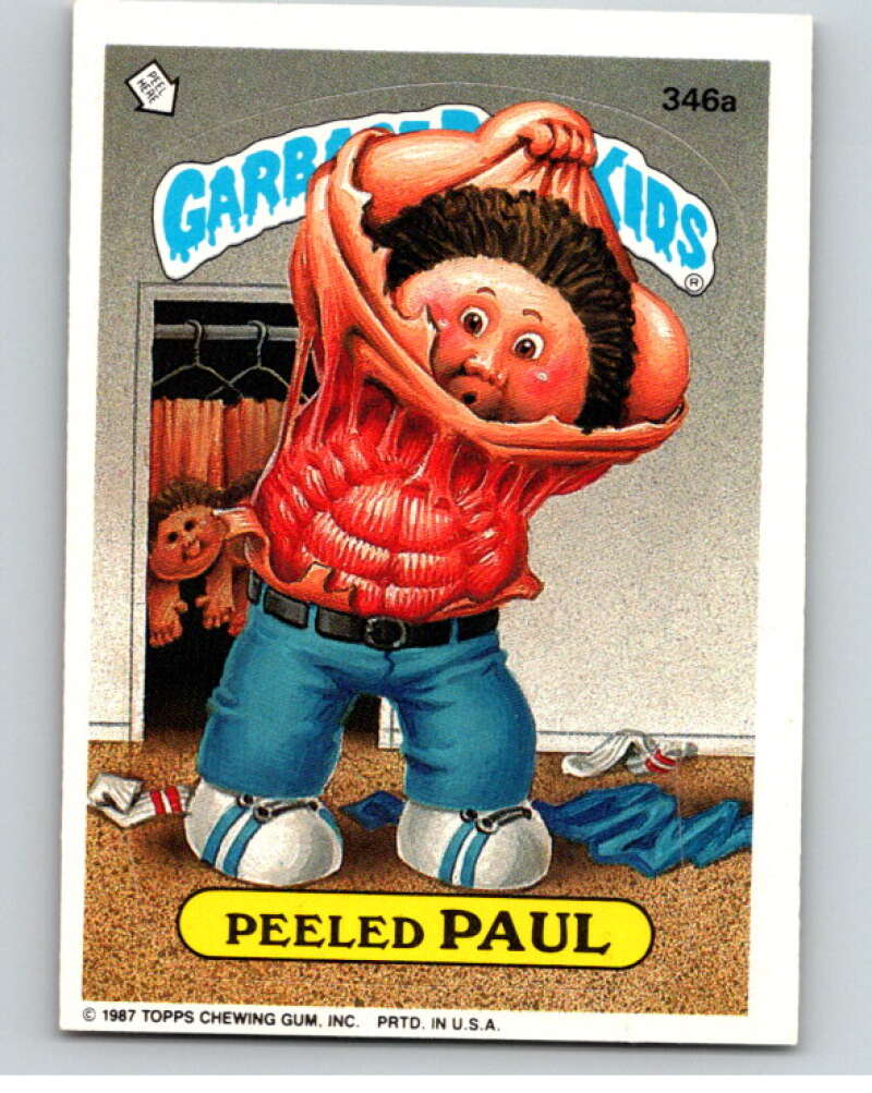 1987 Topps Garbage Pail Kids Series 9 #346A Peeled Paul   V73616 Image 1