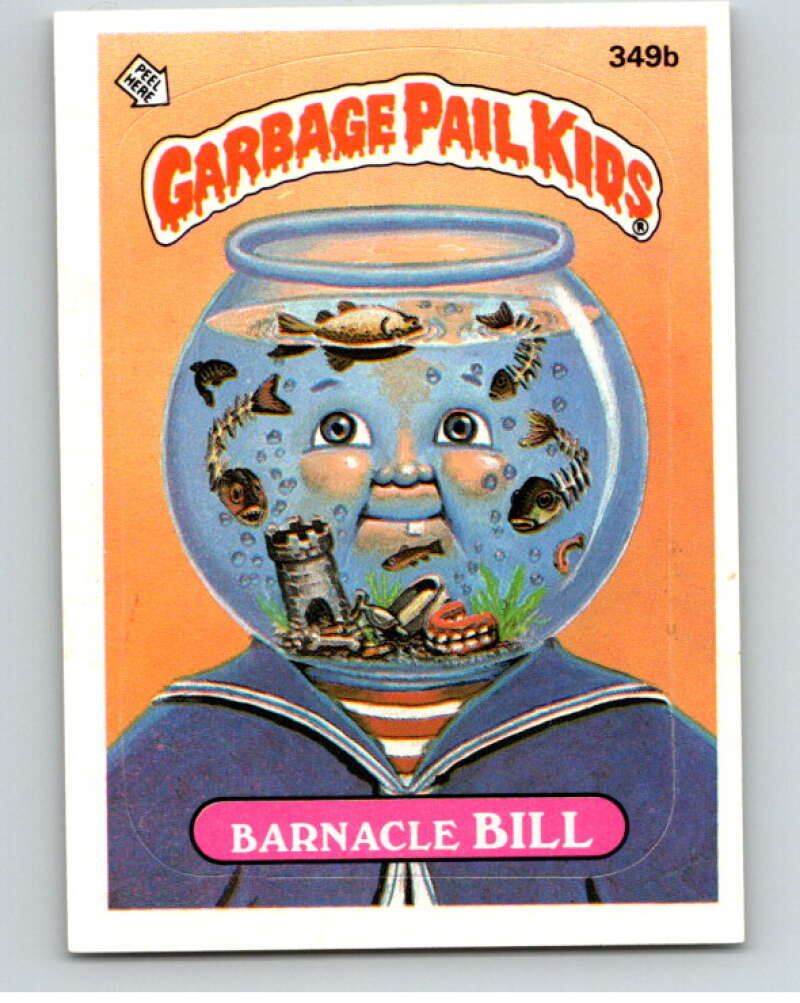 1987 Topps Garbage Pail Kids Series 9 #349B Barnacle Bill   V73624 Image 1