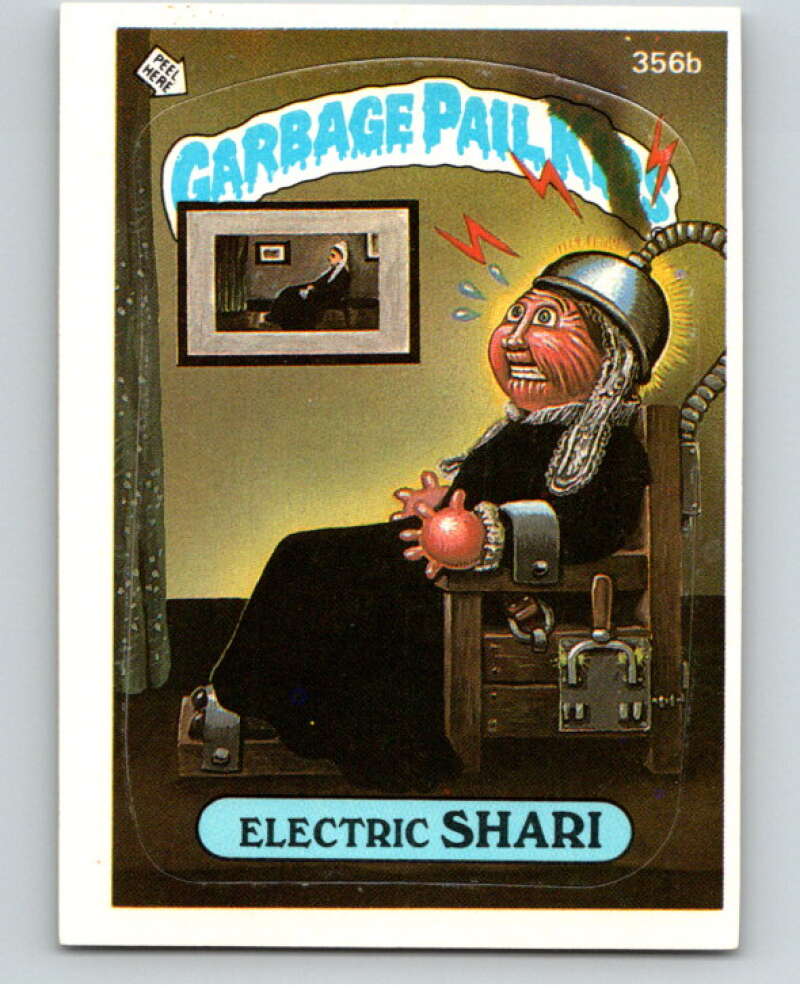 1987 Topps Garbage Pail Kids Series 9 #356B Electric Shari   V73640 Image 1