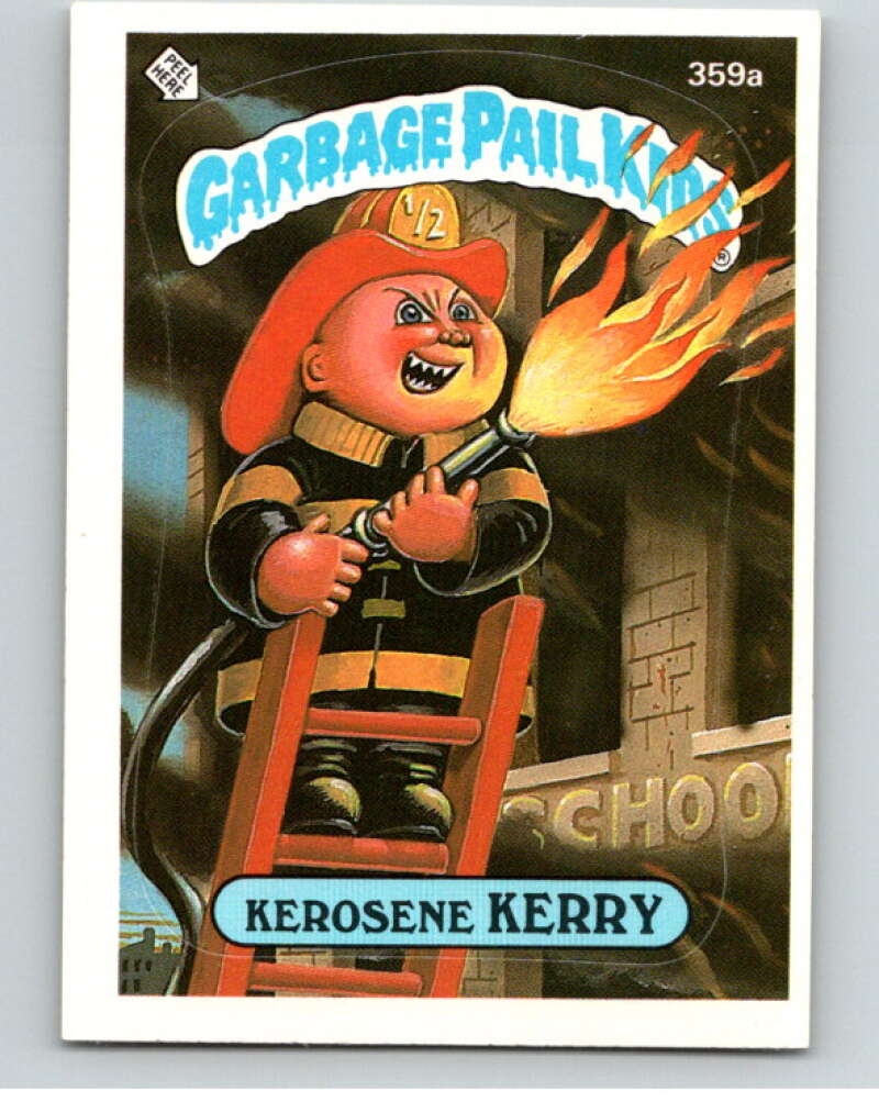 1987 Topps Garbage Pail Kids Series 9 #359A Kerosene Kerry   V73645 Image 1