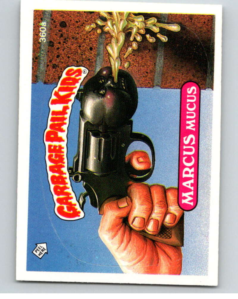 1987 Topps Garbage Pail Kids Series 9 #360A Marcus Mucus   V73648 Image 1