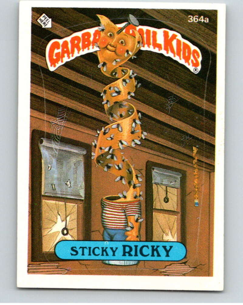 1987 Topps Garbage Pail Kids Series 9 #364A Sticky Ricky   V73657 Image 1