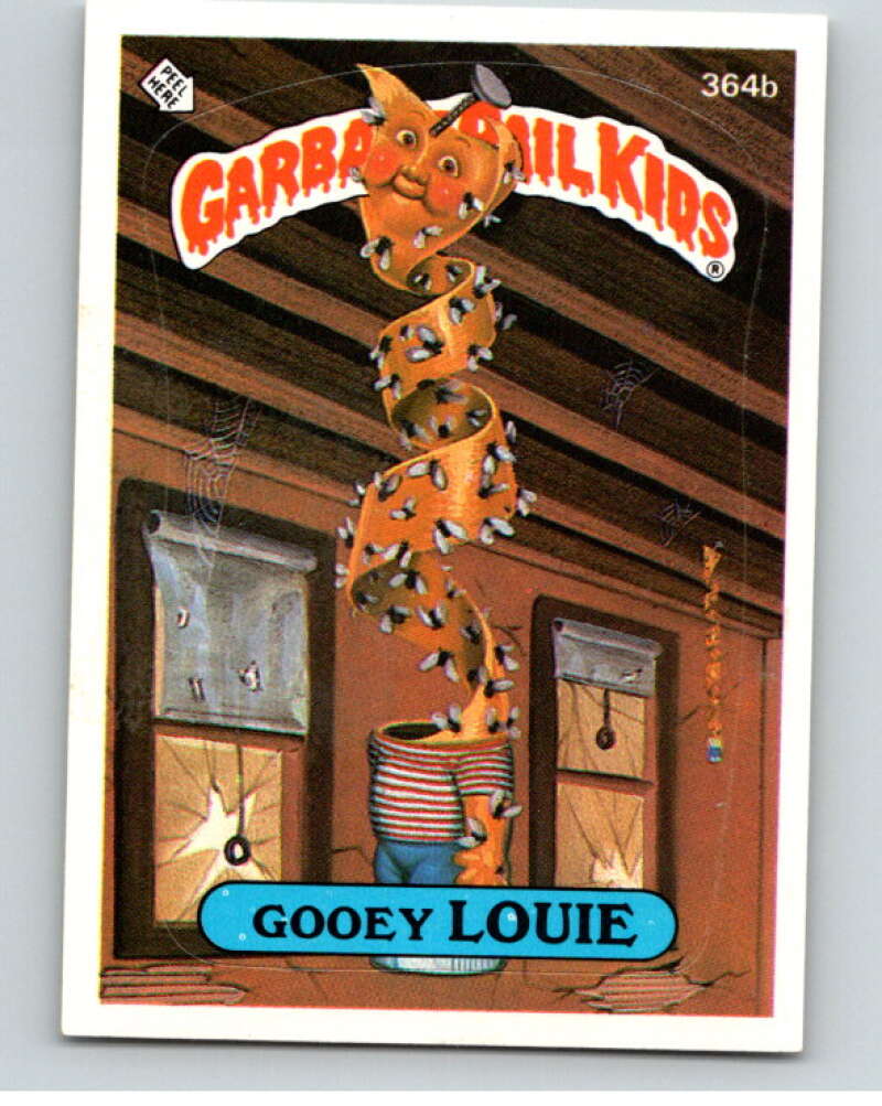1987 Topps Garbage Pail Kids Series 9 #364B Gooey Louie   V73658 Image 1