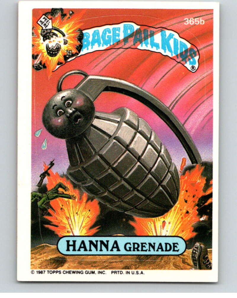1987 Topps Garbage Pail Kids Series 9 #365B Hanna Grenade   V73660 Image 1