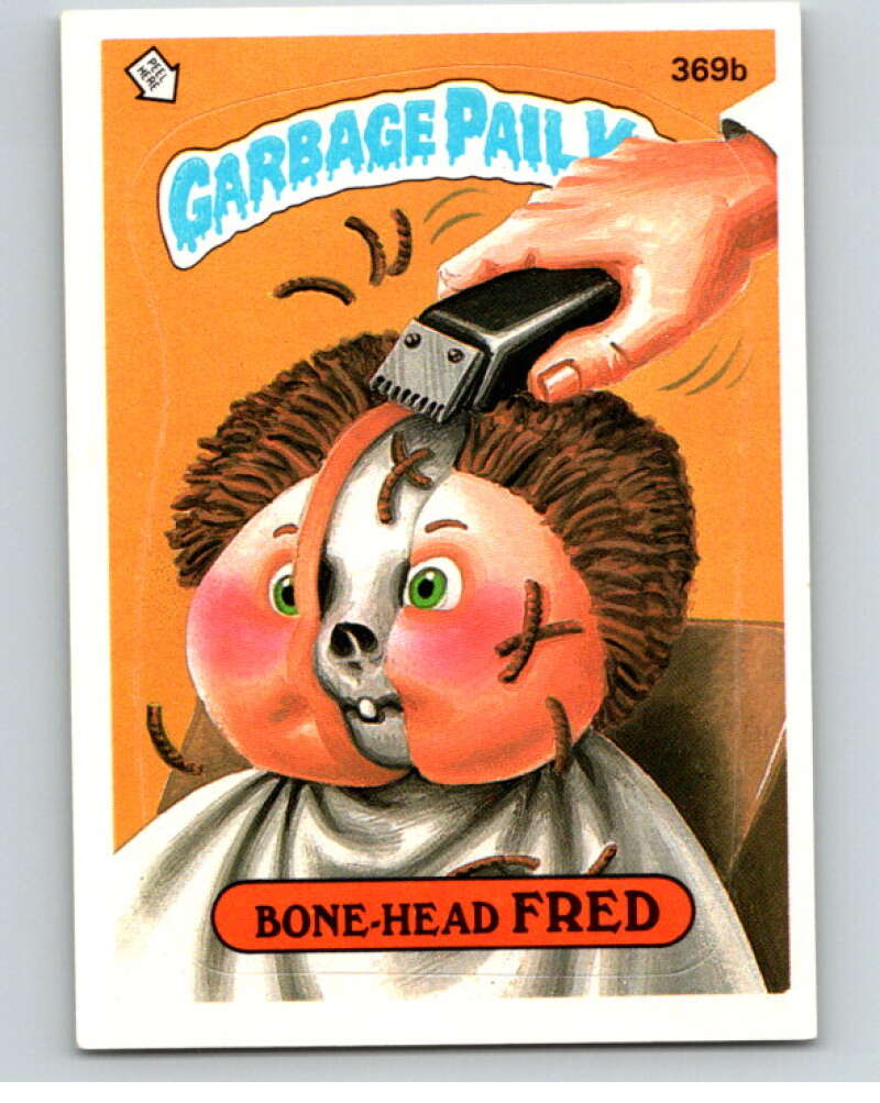 1987 Topps Garbage Pail Kids Series 9 #369B Bone-Head Fred   V73676 Image 1